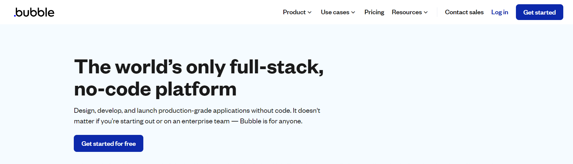bubble no code platform