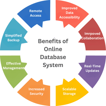 benefits of online database system