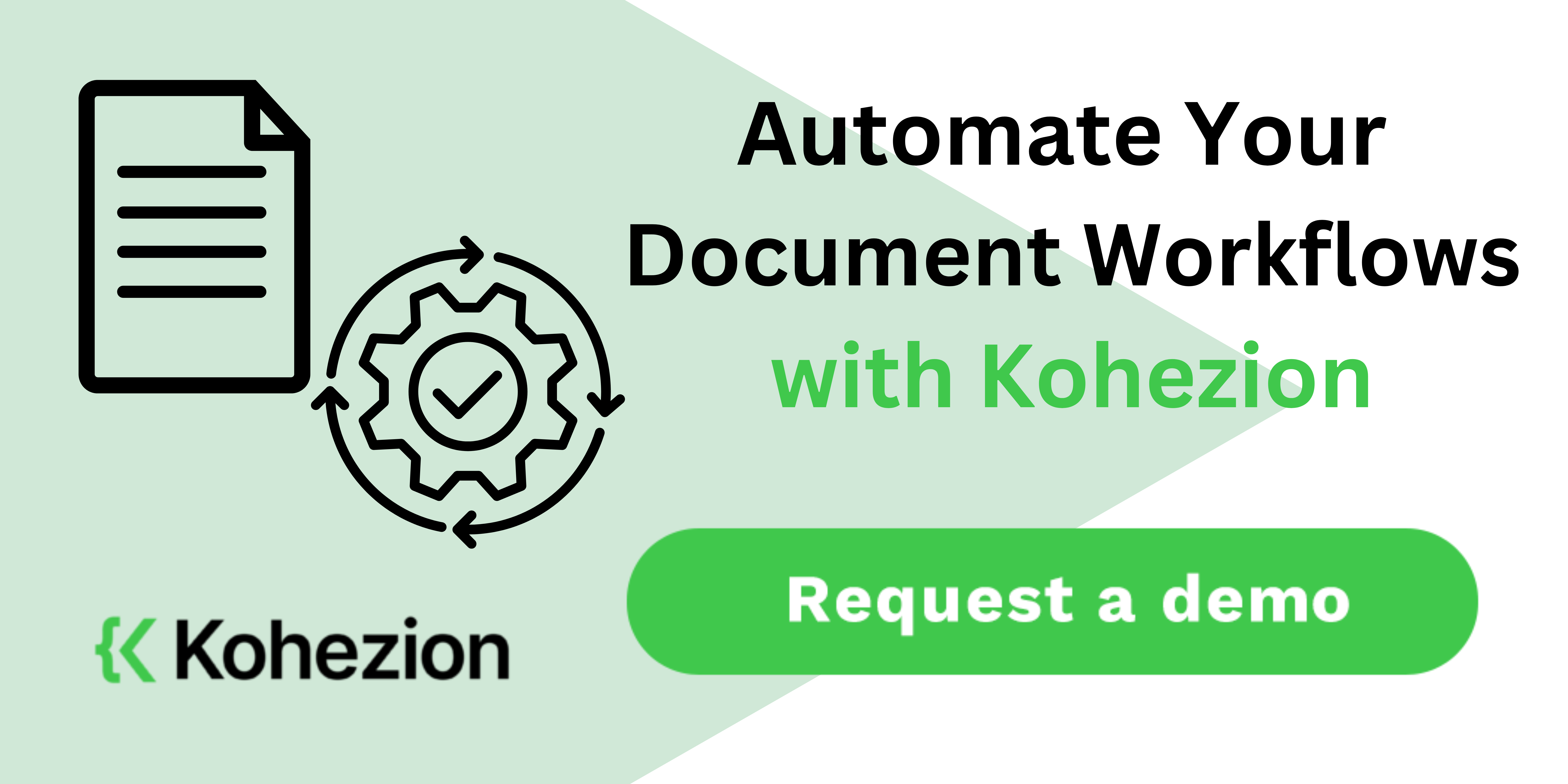 automate your document workflows with kohezion