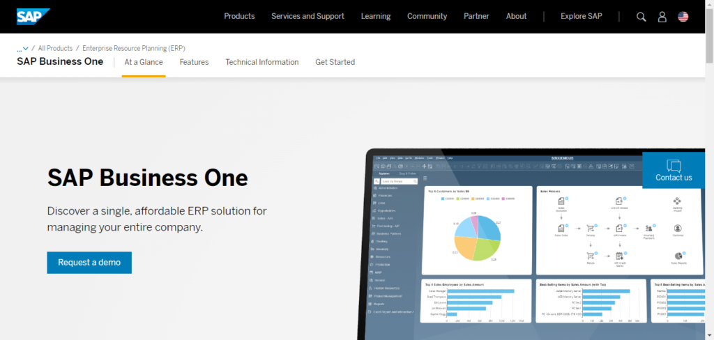 sap business one erp software for small businesses