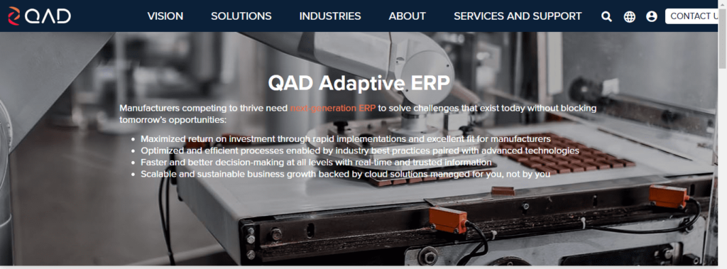 qad adaptive erp software solution for the automotive industry