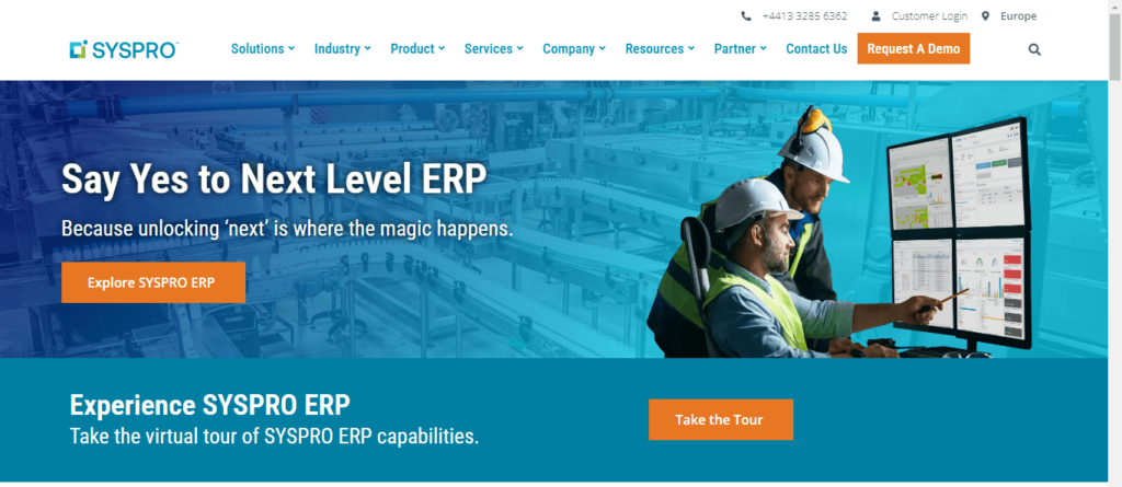 syspro industry-built erp software