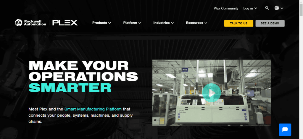 plex smart manufacturing erp platform