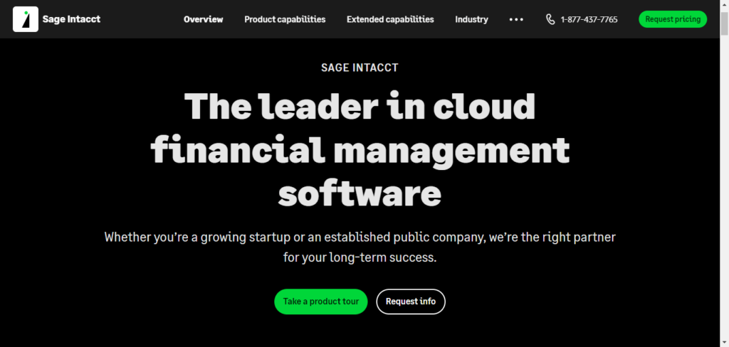 sage intacct cloud0based financial management software for retail