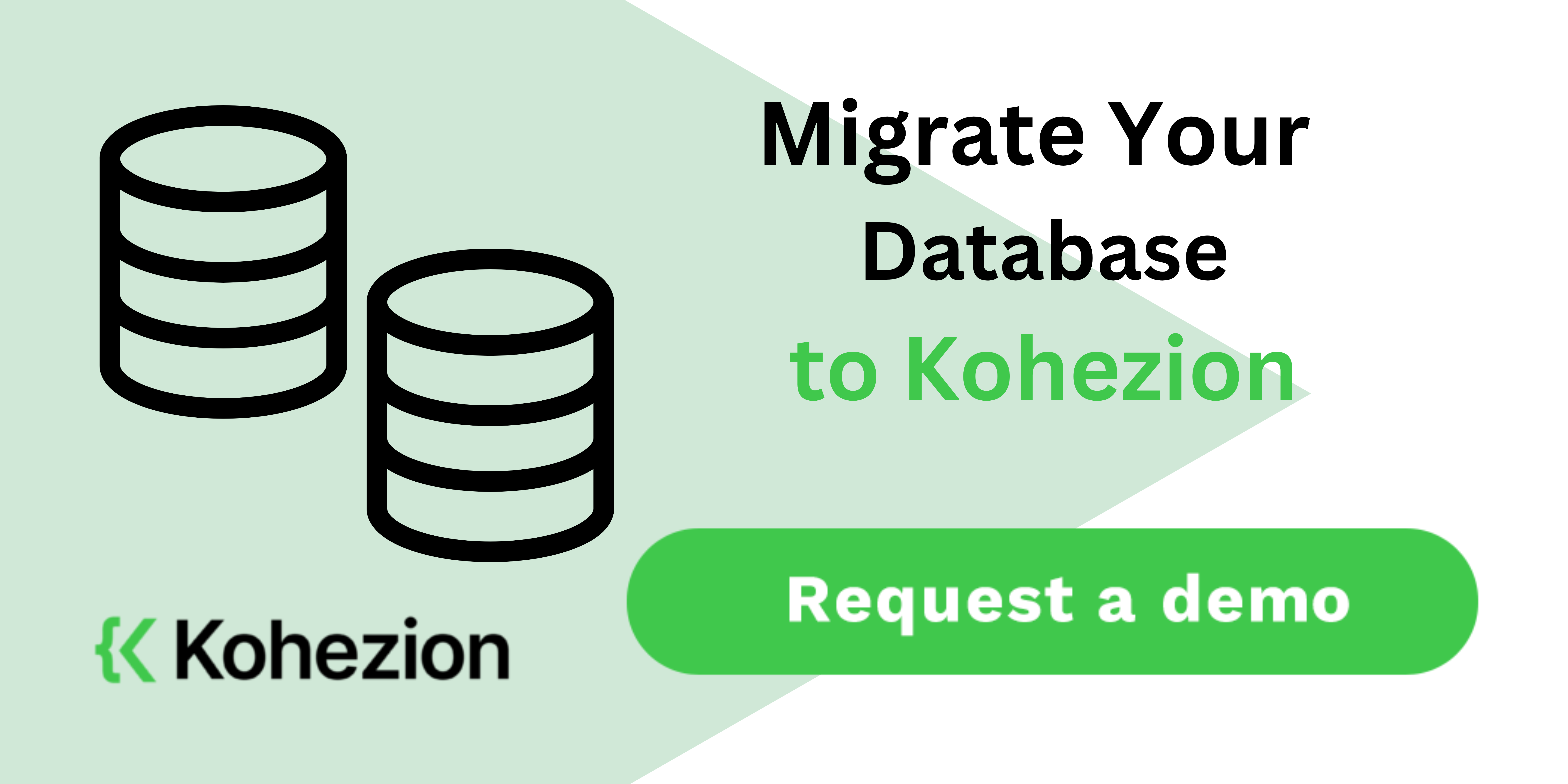 migrate your database to kohezion