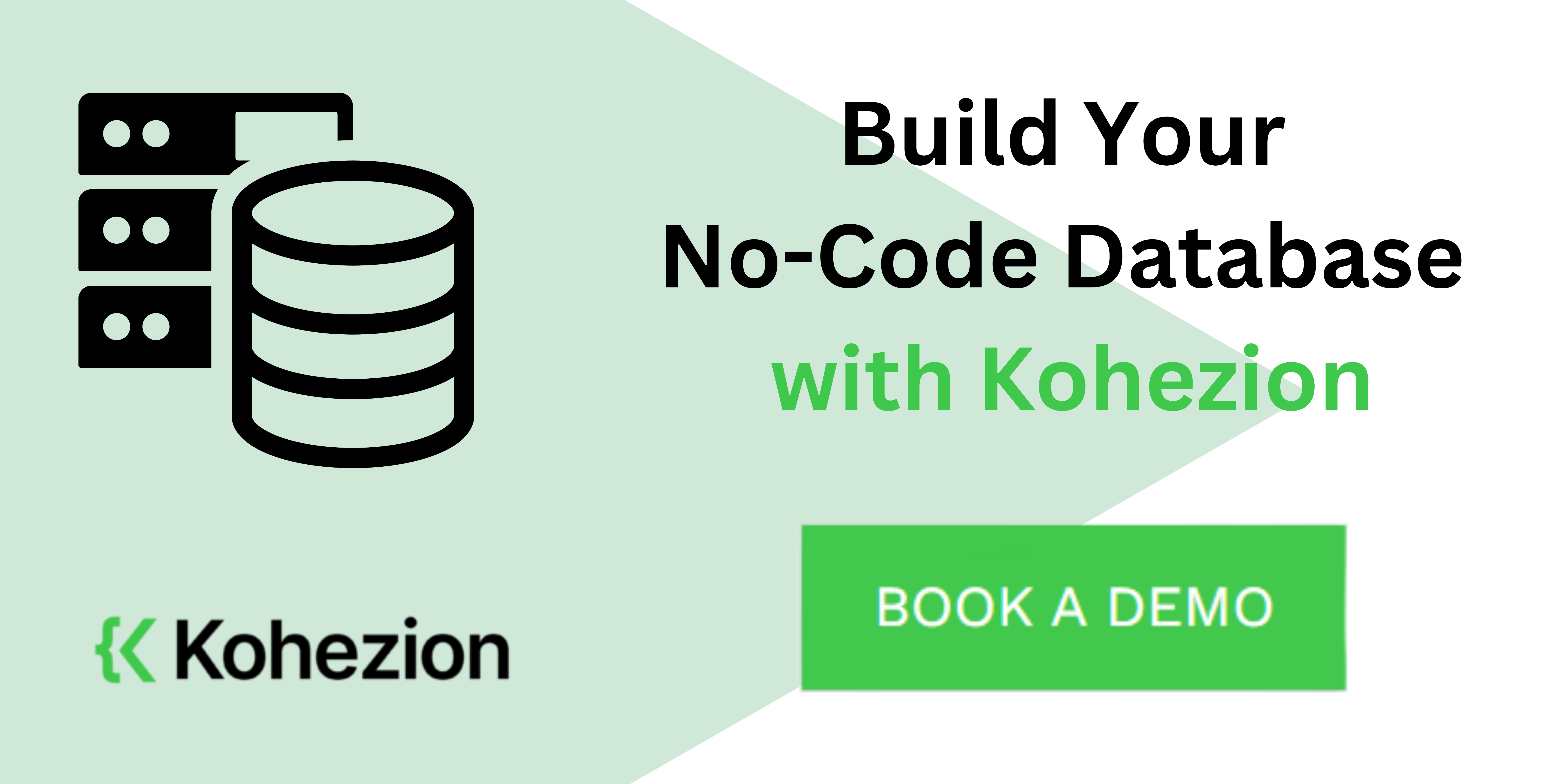 cta build your no code database with kohezion