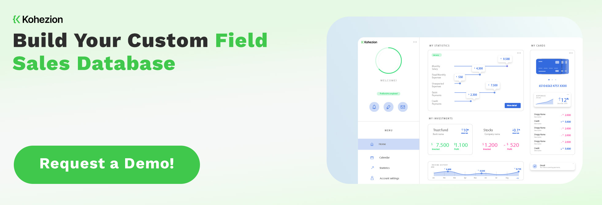 build your field sales database with kohezion