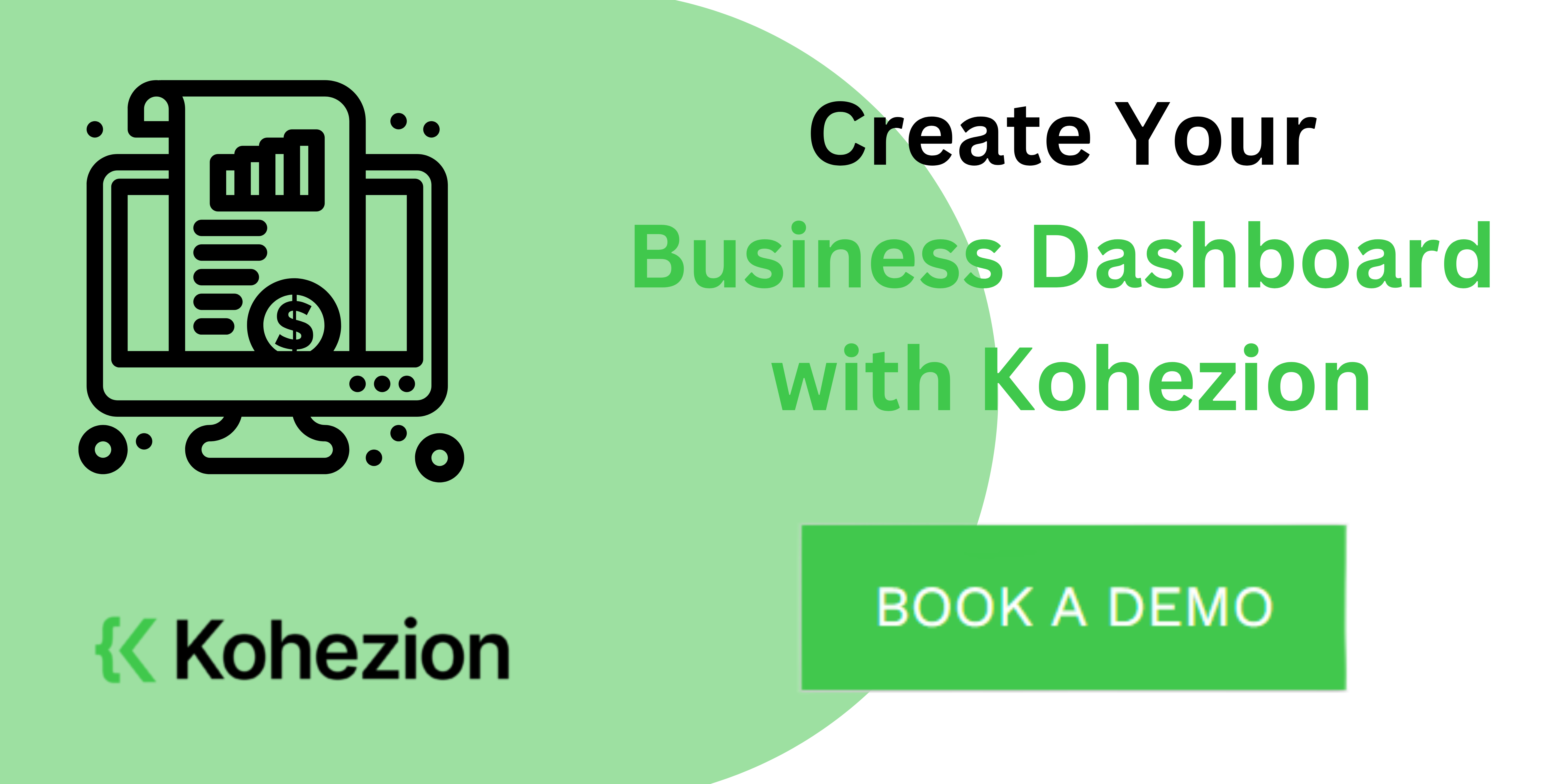 cta create your business dashboard with kohezion