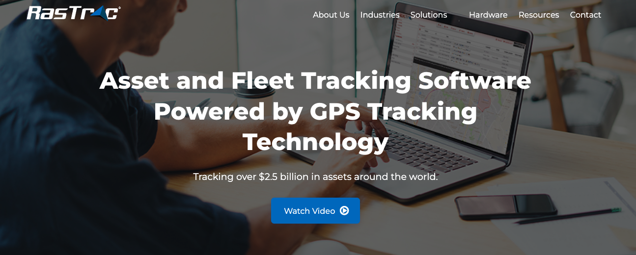 rastrac gps based asset tracking and management software solution