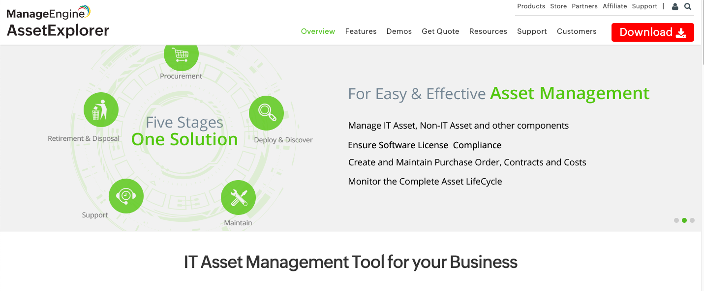 manageengine assetexplorer comprehensive tool for managing assets