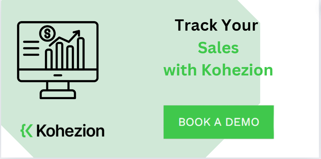 track your sales with kohezion