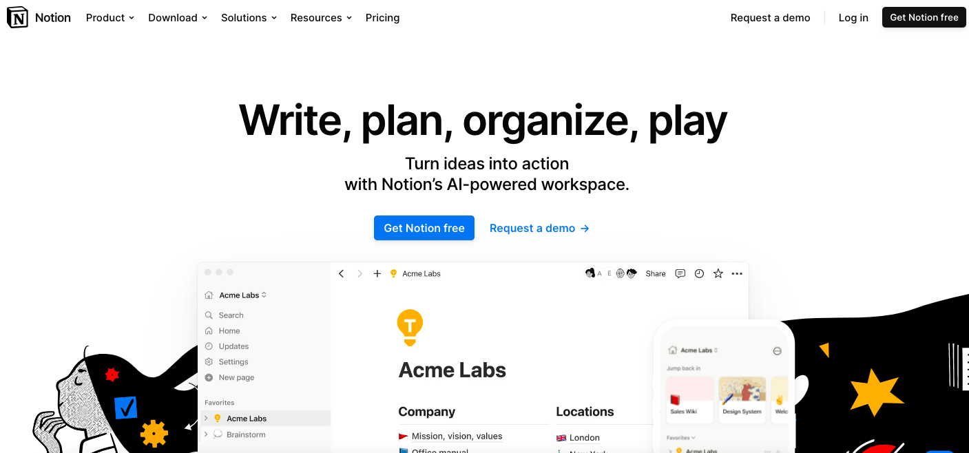  notion all in one workspace for teams