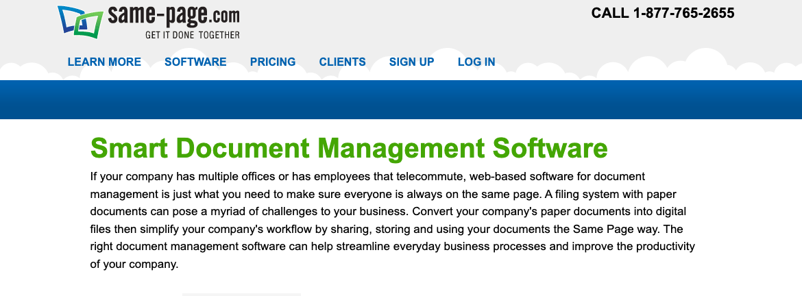 samepage smart document management software