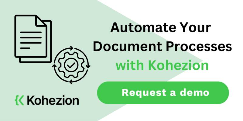 automate your document processes with kohezion