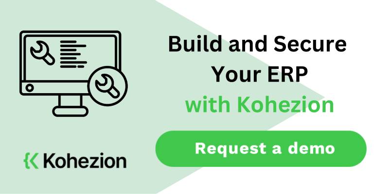 build and secure your erp with kohezion