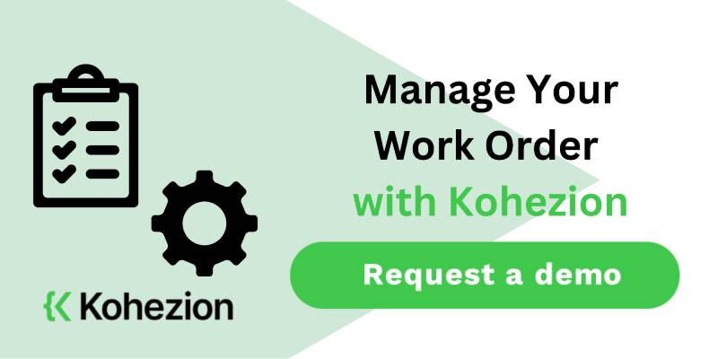 manage your work order with kohezion