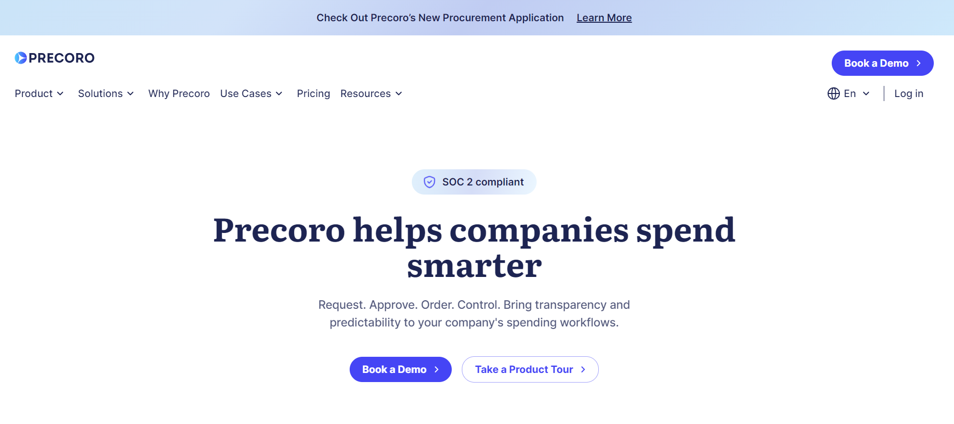 precoro cloud based spend management software 