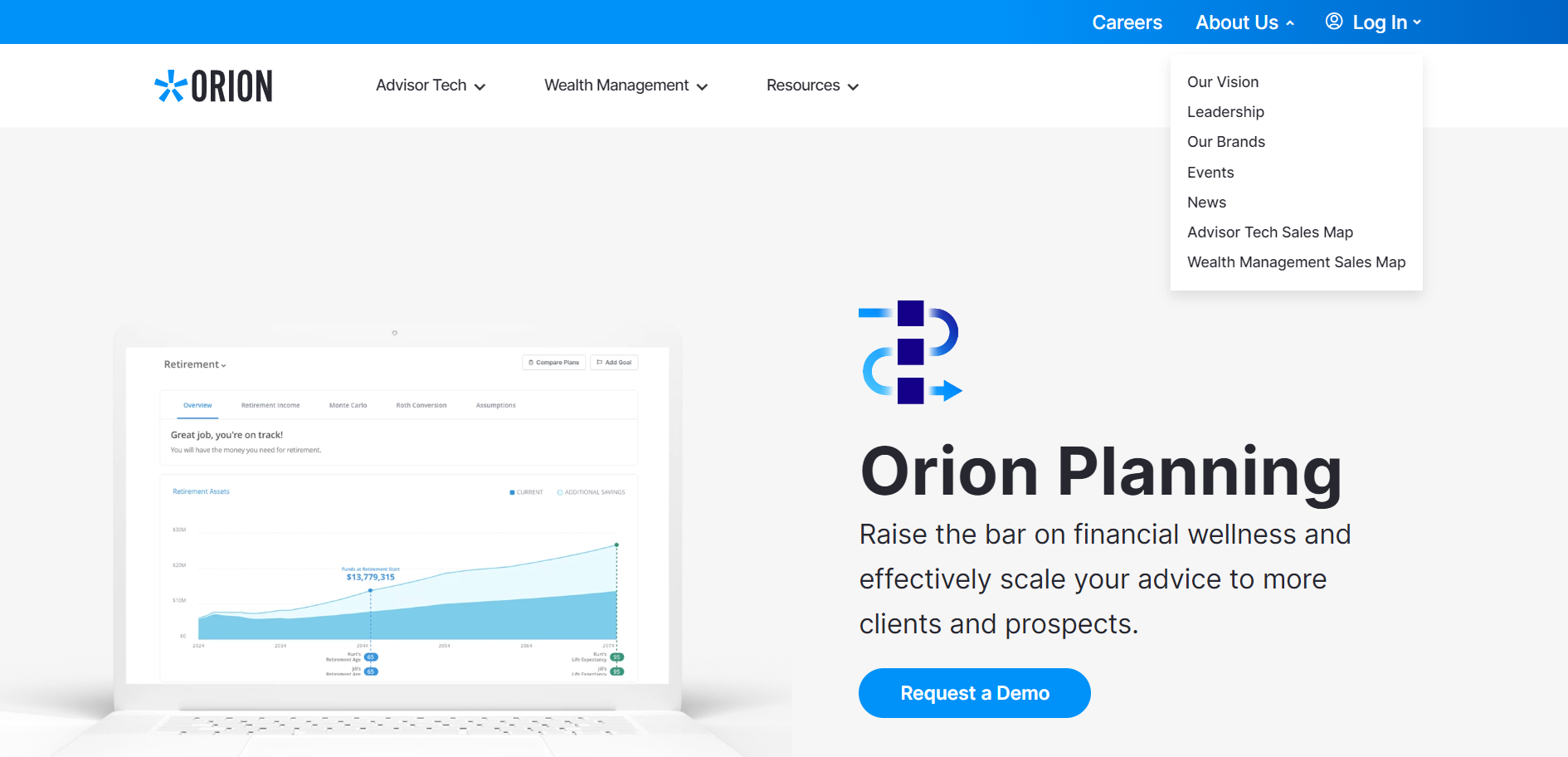 orion financial planning solution