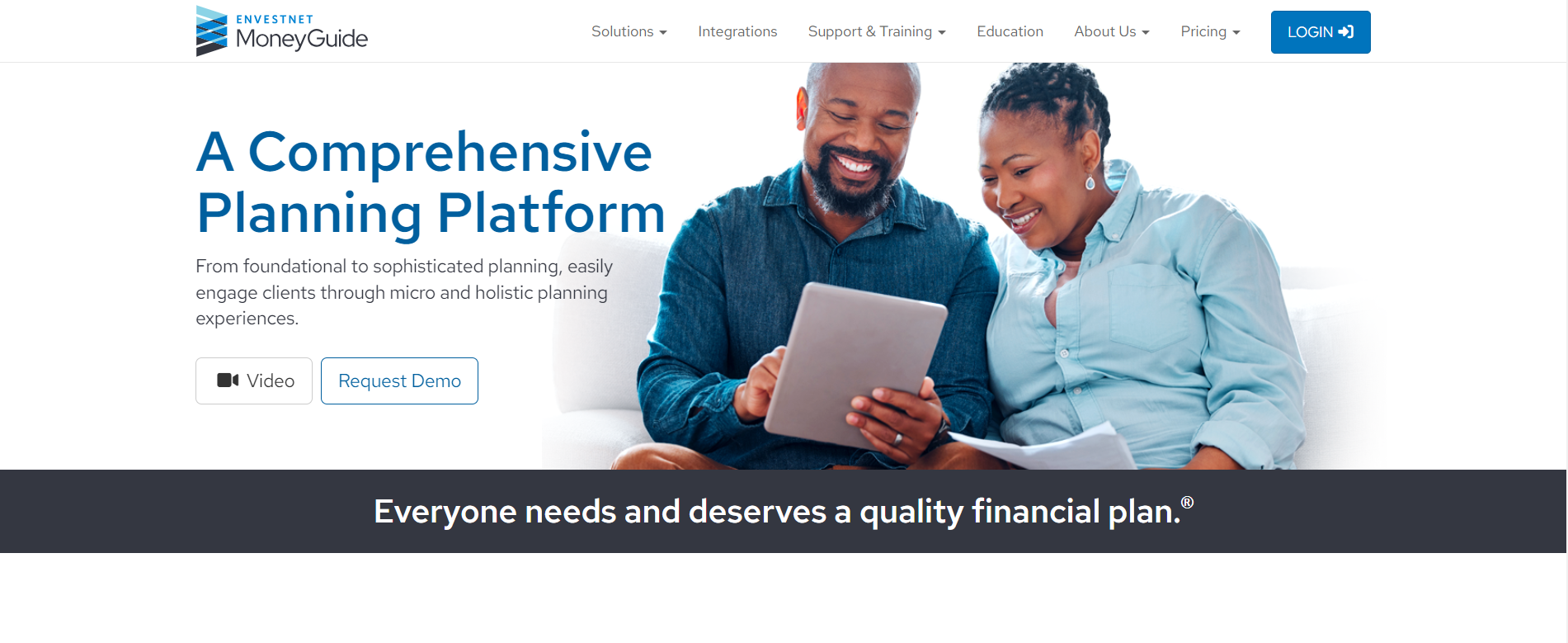 moneyguidepro comprehensive financial planning platform 