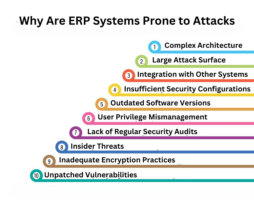 why are erp systems prone to attack