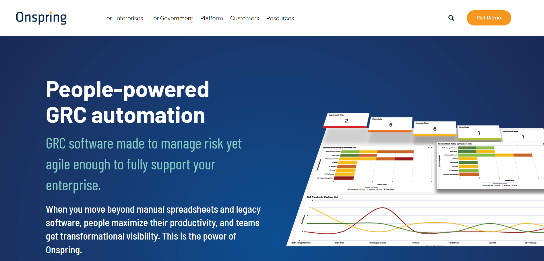  onspring no code vendor management software 