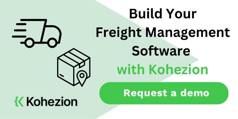 request a prototype freight management software from kohezion