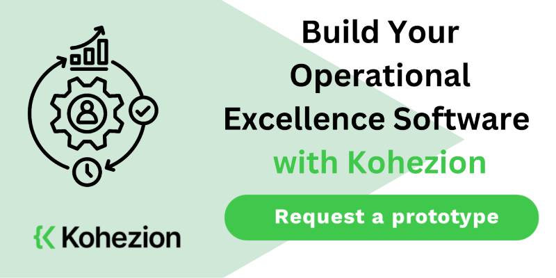 build your operational excellence software with kohezion