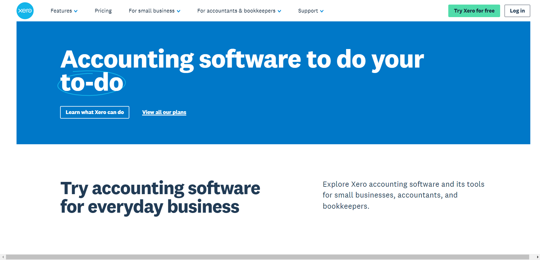  xero cloud based accounting software
