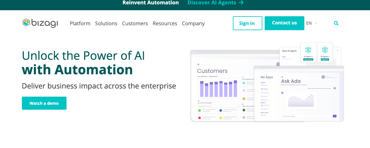 bizagi bmr platform with loan underwriting automation tools
