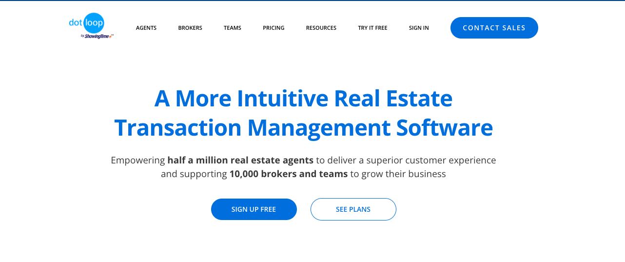 dotloop real estate transaction management platform
