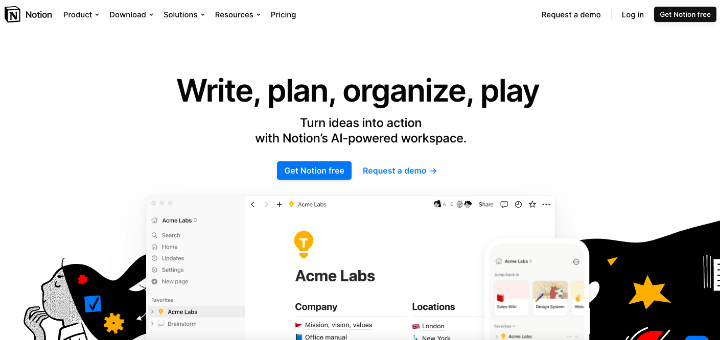 notion versatile document management and collaboration platform 