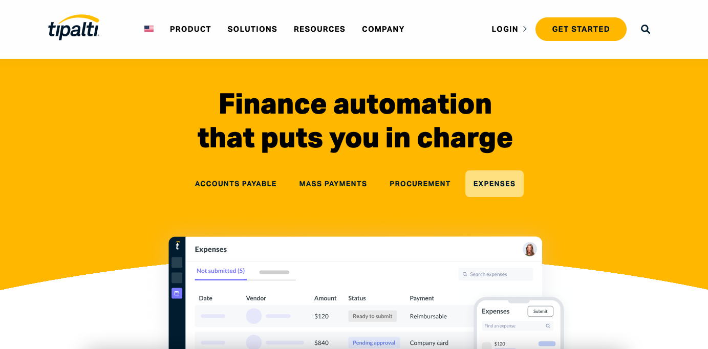 tipalti cloud based financial management solution