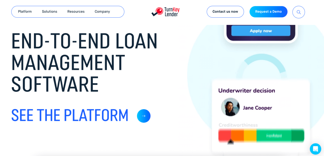 turnkey lender lending and loan underwriting software
