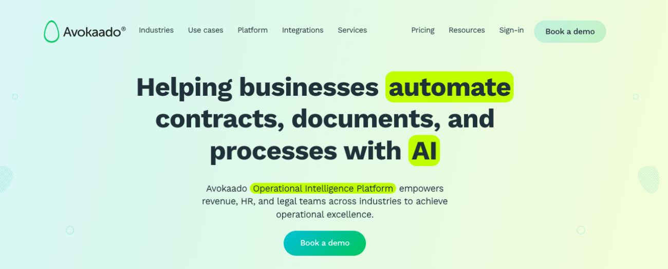 avokaado document automation and management software