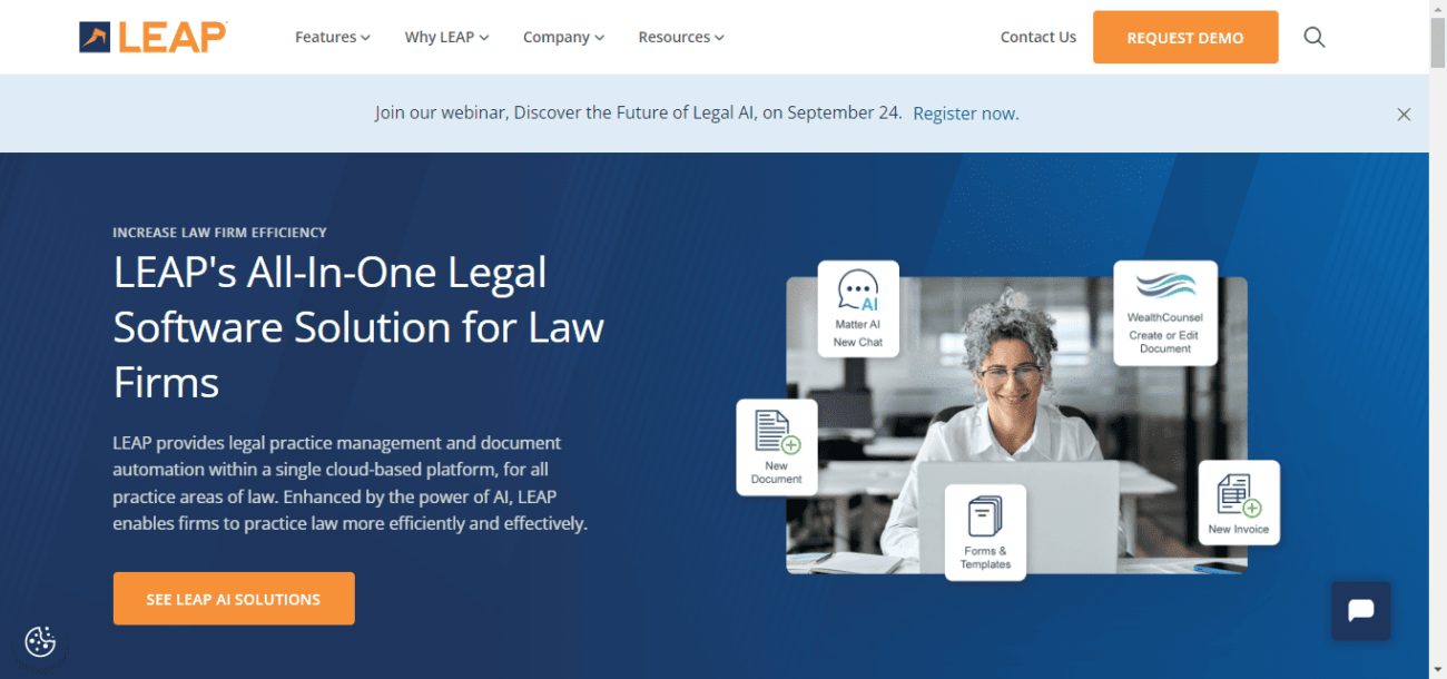 leap legal software solution for law firms 