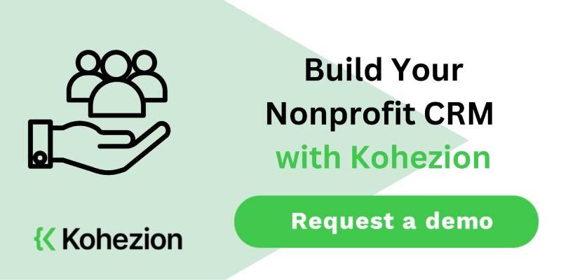 build your nonprofit crm with kohezion