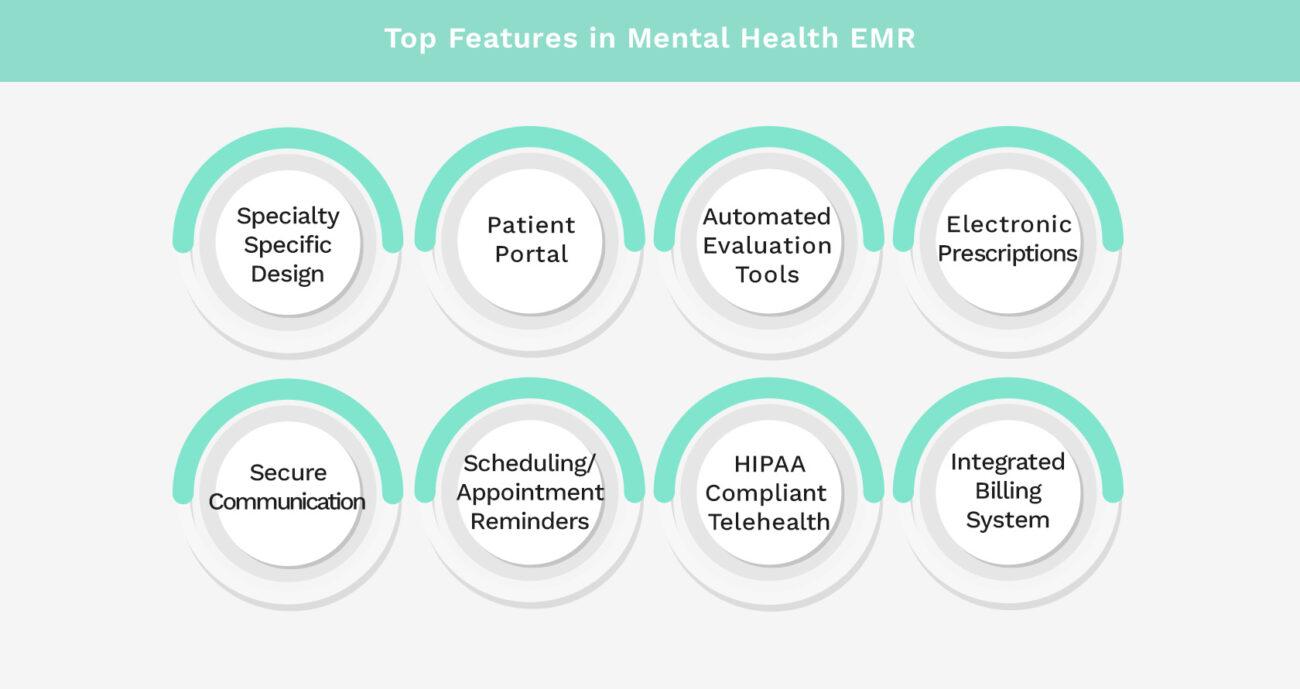 Top Features in Mental Health EMR