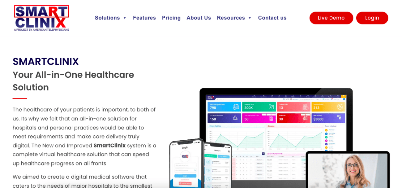 smartclinix cloud-based EHR solution tailored to mental health professionals
