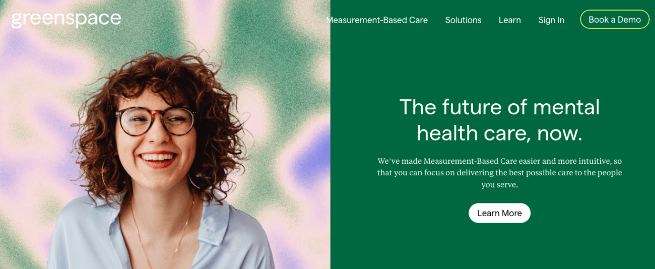 greenspace health measurement based mental health practice platform 