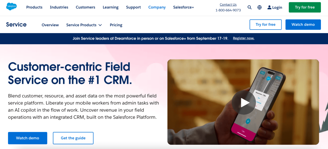 salesforce field service crm and field service management software solution 