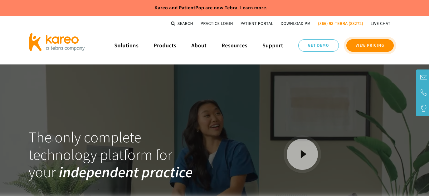 kareo independent practice management and ehr solution
