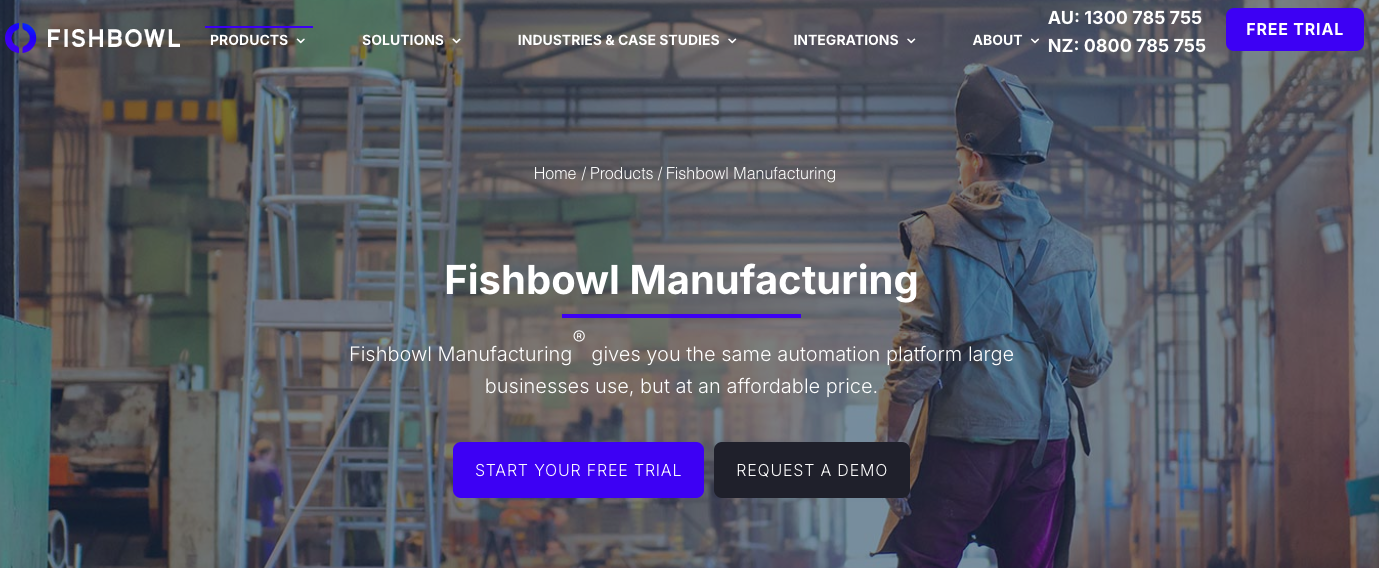 fishbowl manufacturinginventory and production management software designed for small to medium-sized manufacturers
