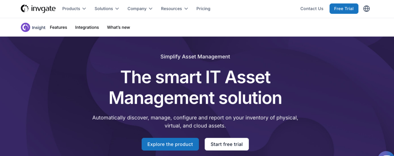 ingate insight intuitive IT asset management platform
