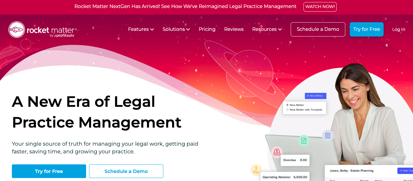  rocket matter legal case management software for government 