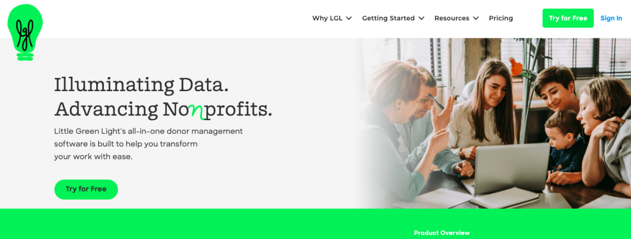 little green light affordable and user-friendly CRM designed for small to mid-sized nonprofits
