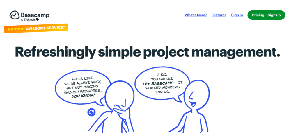 basecamp project management and team collaboration system