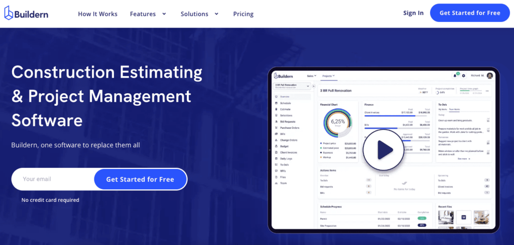 buildern construction management software designed for small to mid-sized construction businesses
