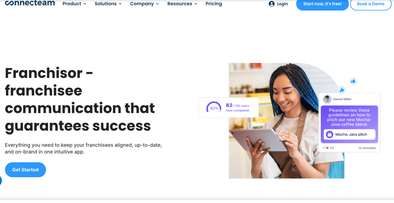 connectteam franchise management platform