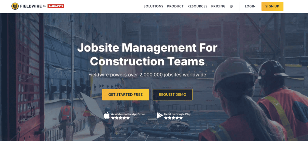 fieldware construction client portal