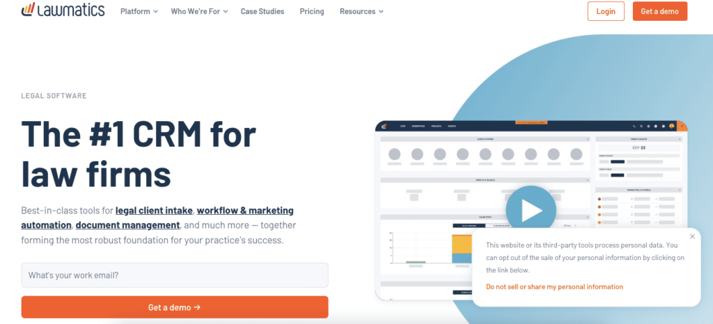lawmatics crm for law firms
